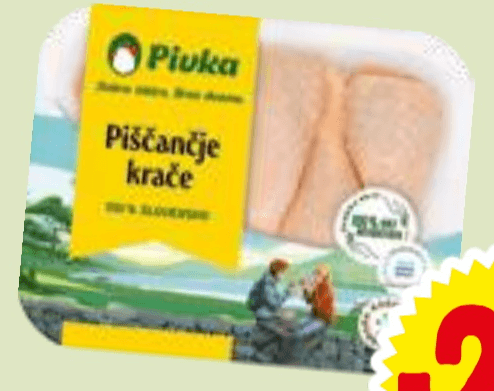 Piščančje krače Pivka 500 g - Akcija v trgovini E.Leclerc