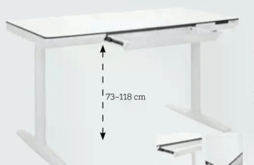 Električno nastavljiva pisalna miza novel - Akcija v trgovini Lesnina