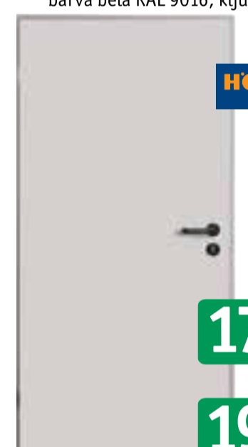 Pocinkana vrata Hormann - Akcija v trgovini Jager