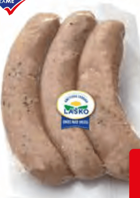 Klobasa za žar KZ Laško 340 g - Akcija v trgovini Jager