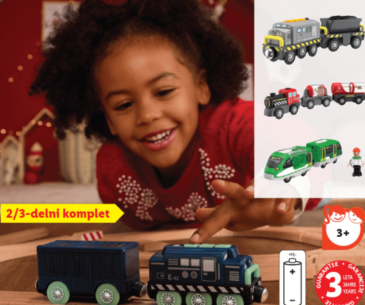 Lupilu Izbor baterijskih lokomotiv 2/3-delni komplet - Akcija v trgovini Lidl