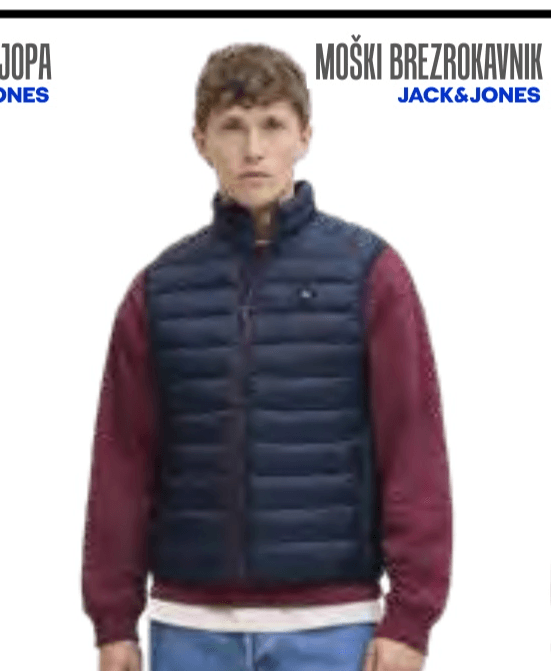 Moški brezrokavnik JACK&JONES - Akcija v trgovini Jager