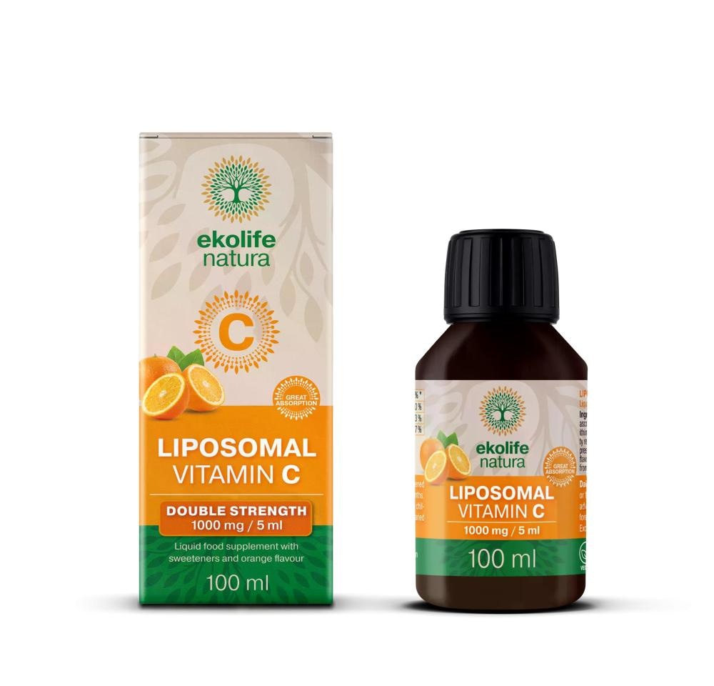 Ekolife Natura Prehransko dopolnilo Liposomski Vitamin C 1000mg 100 ml - Akcija v trgovini E.Leclerc