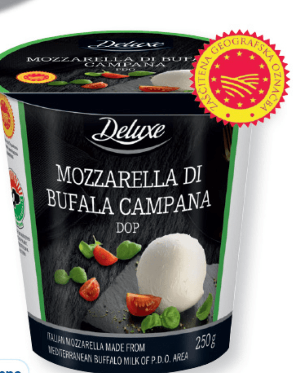 DELUXE Italijanska bivolja mozzarella 250 g - Akcija v trgovini Lidl