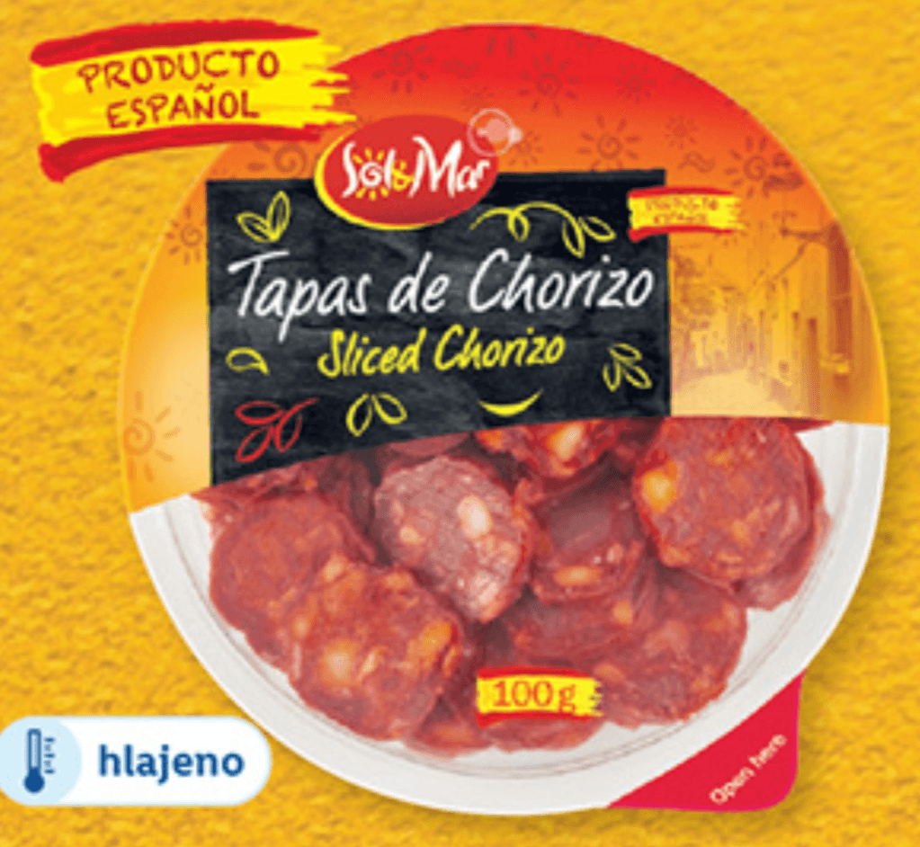 SOL&MAR Mesni narezek „Tapas de Chorizo" 100 g - Akcija v trgovini Lidl