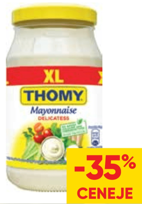 Majoneza Thomy XL 790 g - Akcija v trgovini Tuš