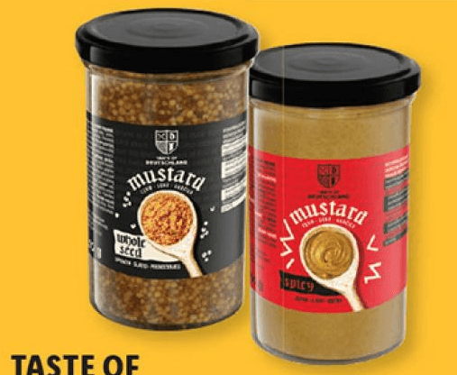 Taste of Deutschland gorčica 250 g Akcija v trgovini Lidl