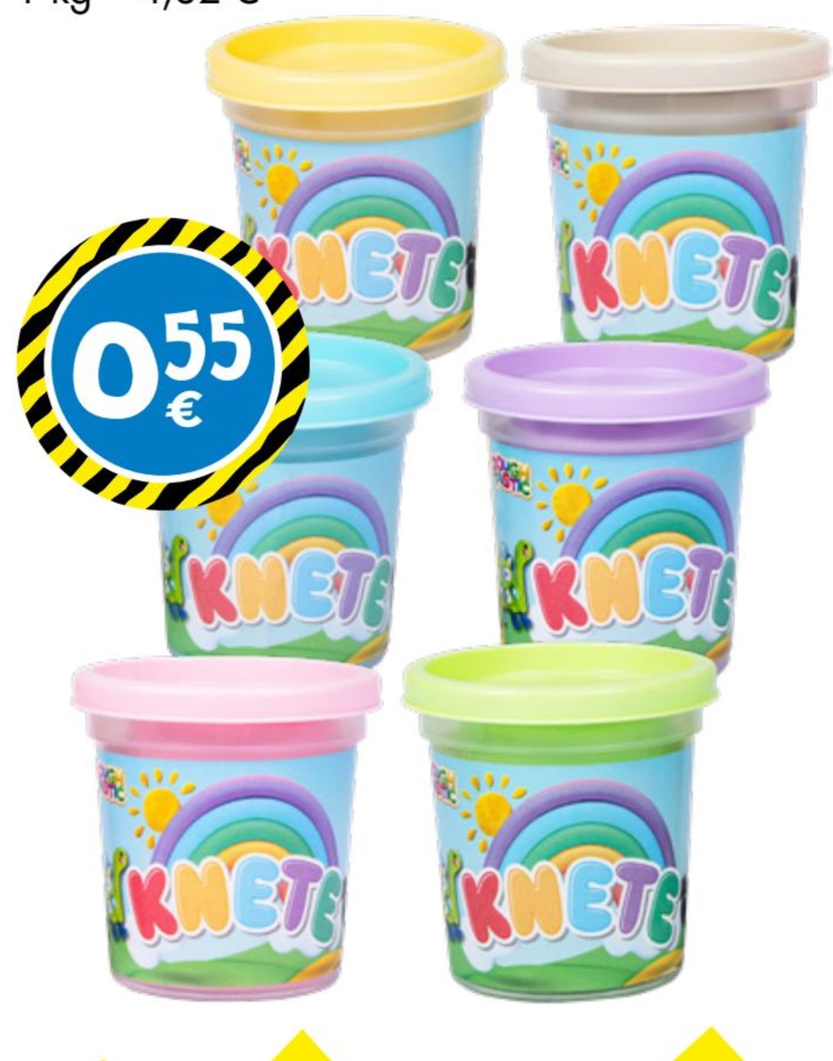 Plastelin posamezna posoda, 114 g KNETE - Akcija v trgovini Tedi