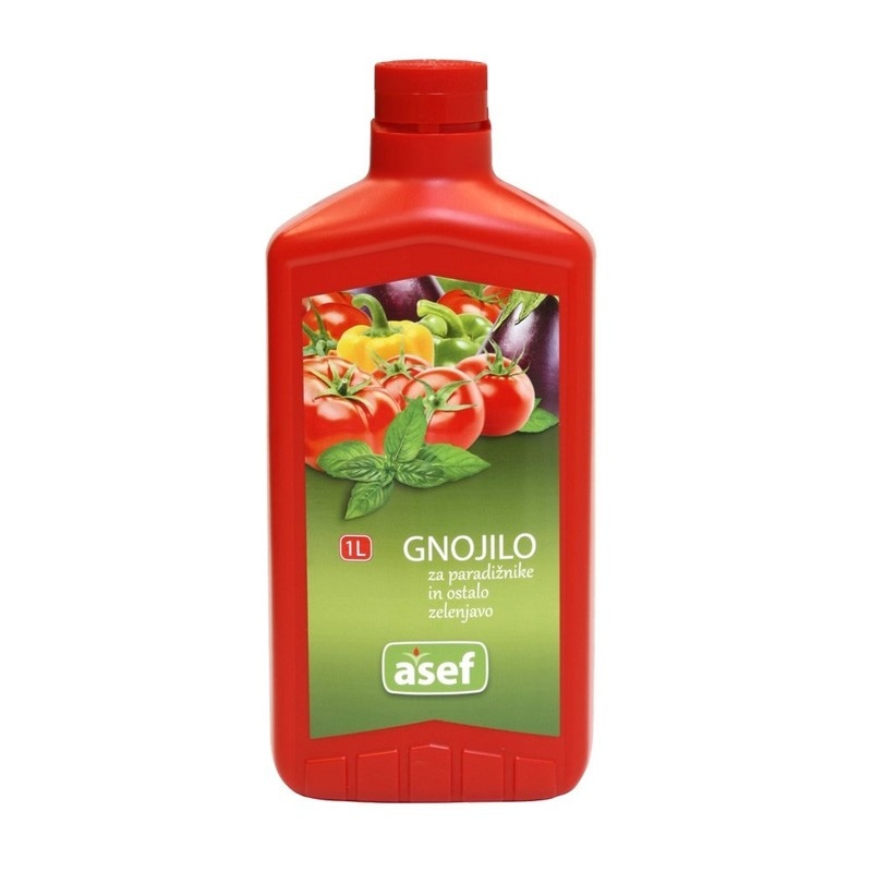 Asef tekoče mineralno gnojilo za paradižnike in zelenjavo 1000 ML - Akcija v trgovini Spar