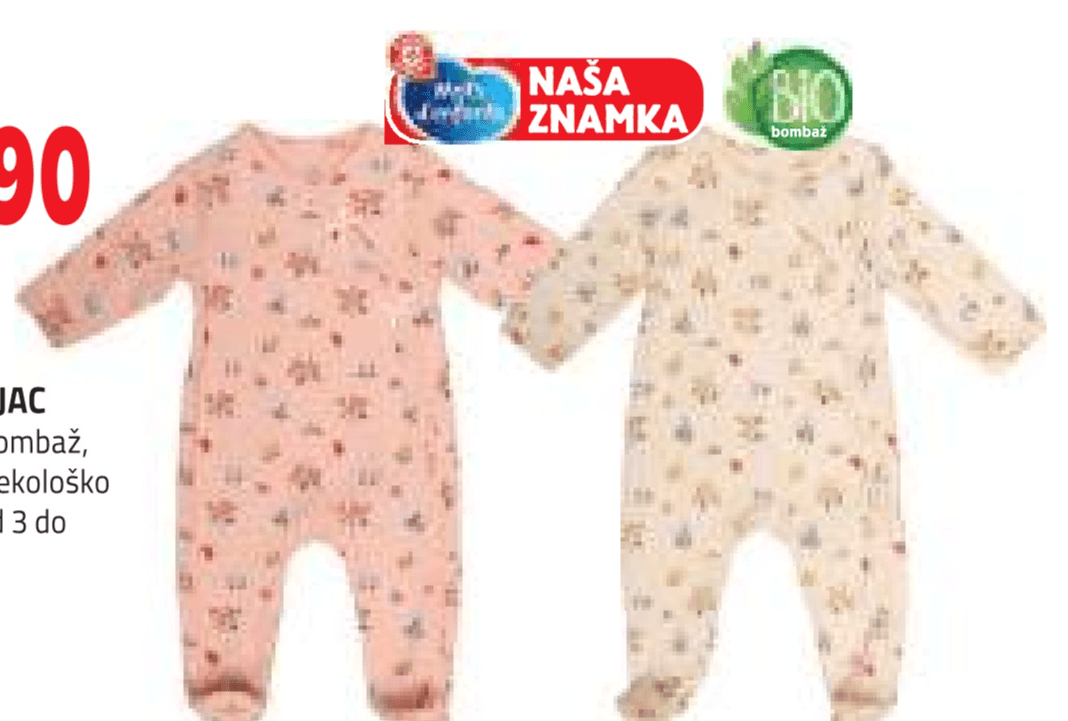 Dekliški spalni pajac - Akcija v trgovini E.Leclerc