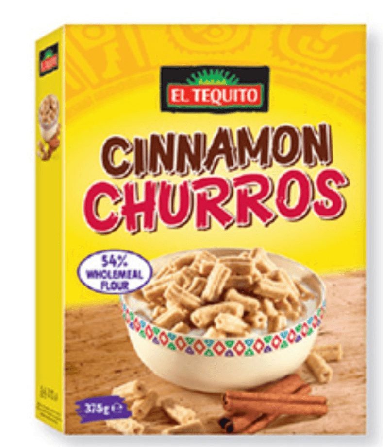 El Tequito Kosmiči „Churros“ 375 g - Akcija v trgovini Lidl