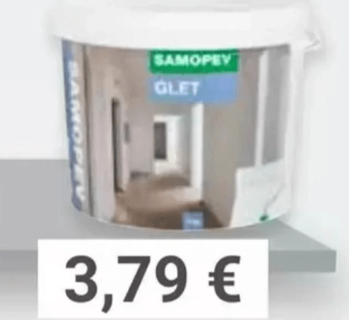 SAMOPEV izravnalna masa 3 kg - Akcija v trgovini Pevex