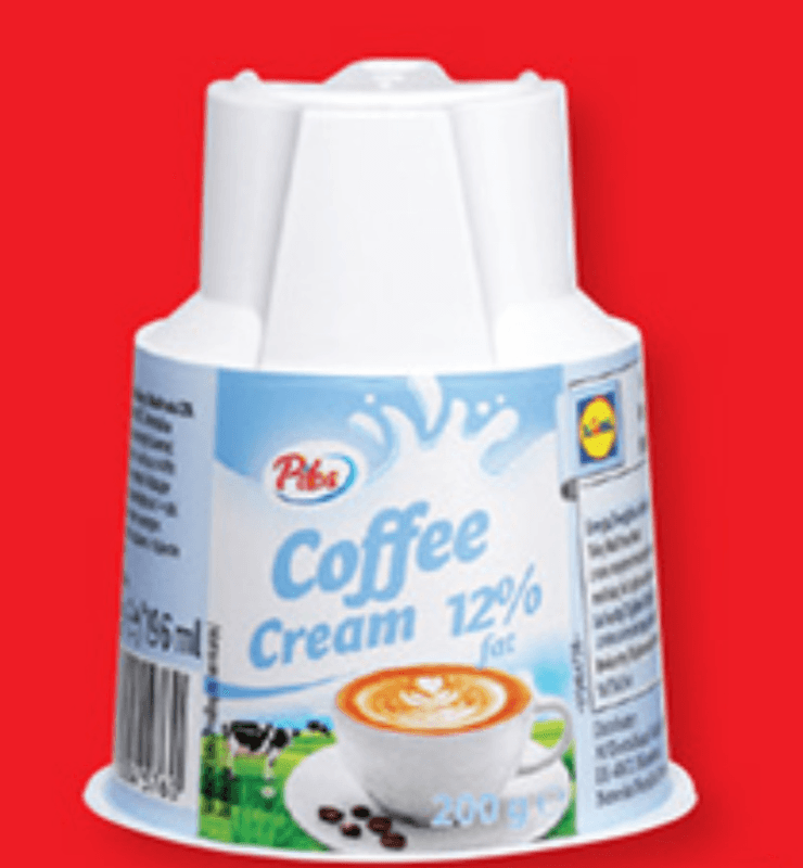 PILOS Smetana za kavo 200 g - Akcija v trgovini Lidl