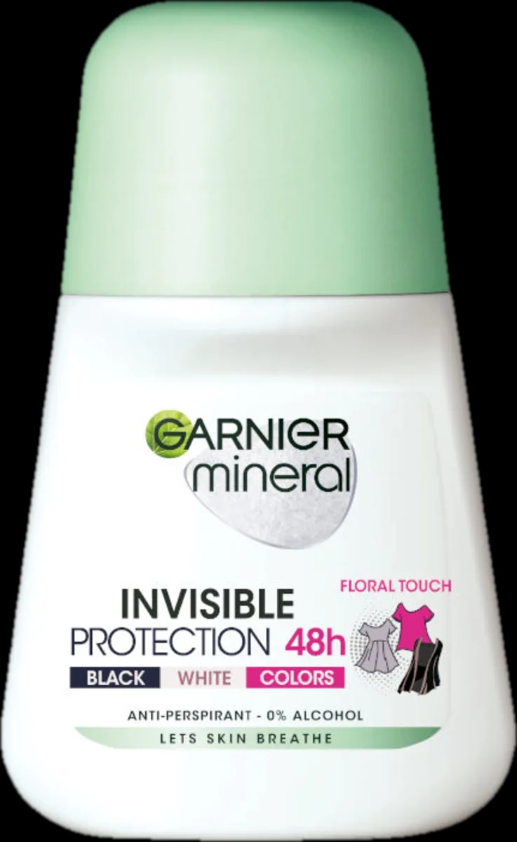 Garnier mineral Invisible Floral Touch antiperspirant 50 ml - Akcija v trgovini Dm