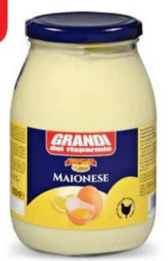 Majoneza v kozarcu 1 l Grandi del risparmio - Akcija v trgovini Eurospin