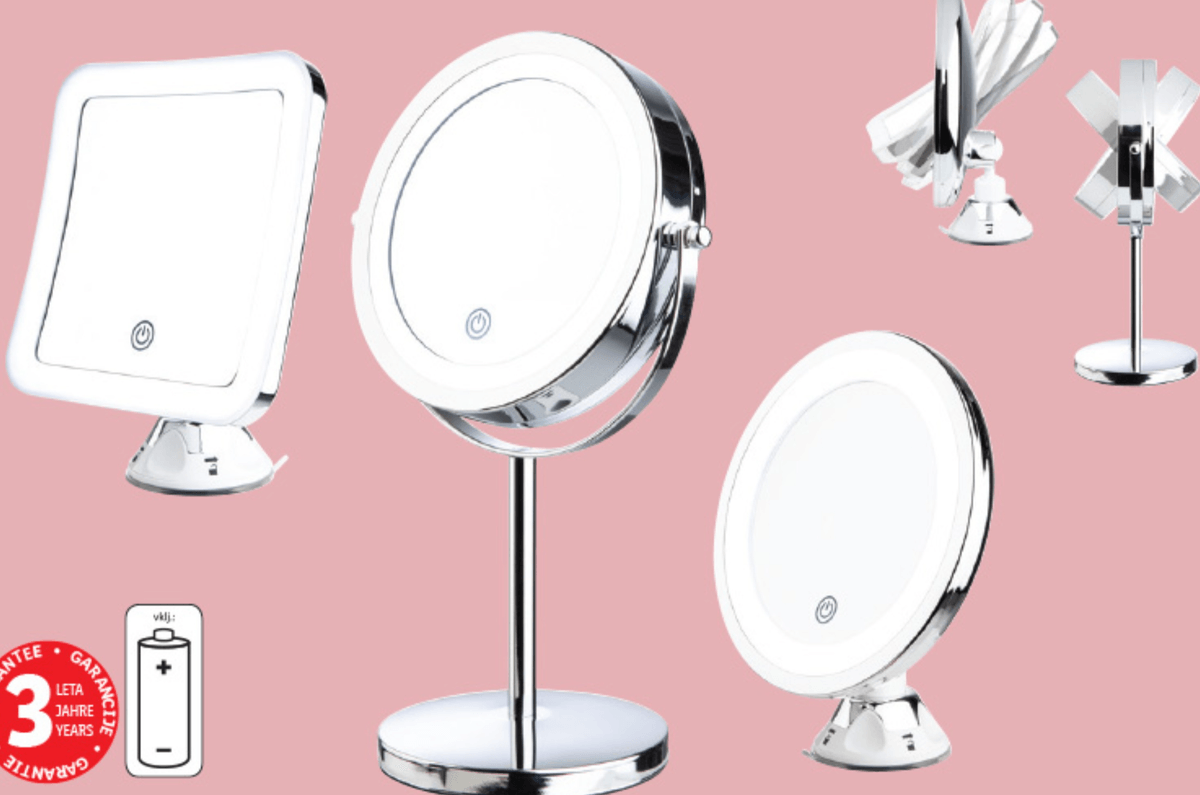 Cien BEAUTY Kozmetično ogledalo - Akcija v trgovini Lidl