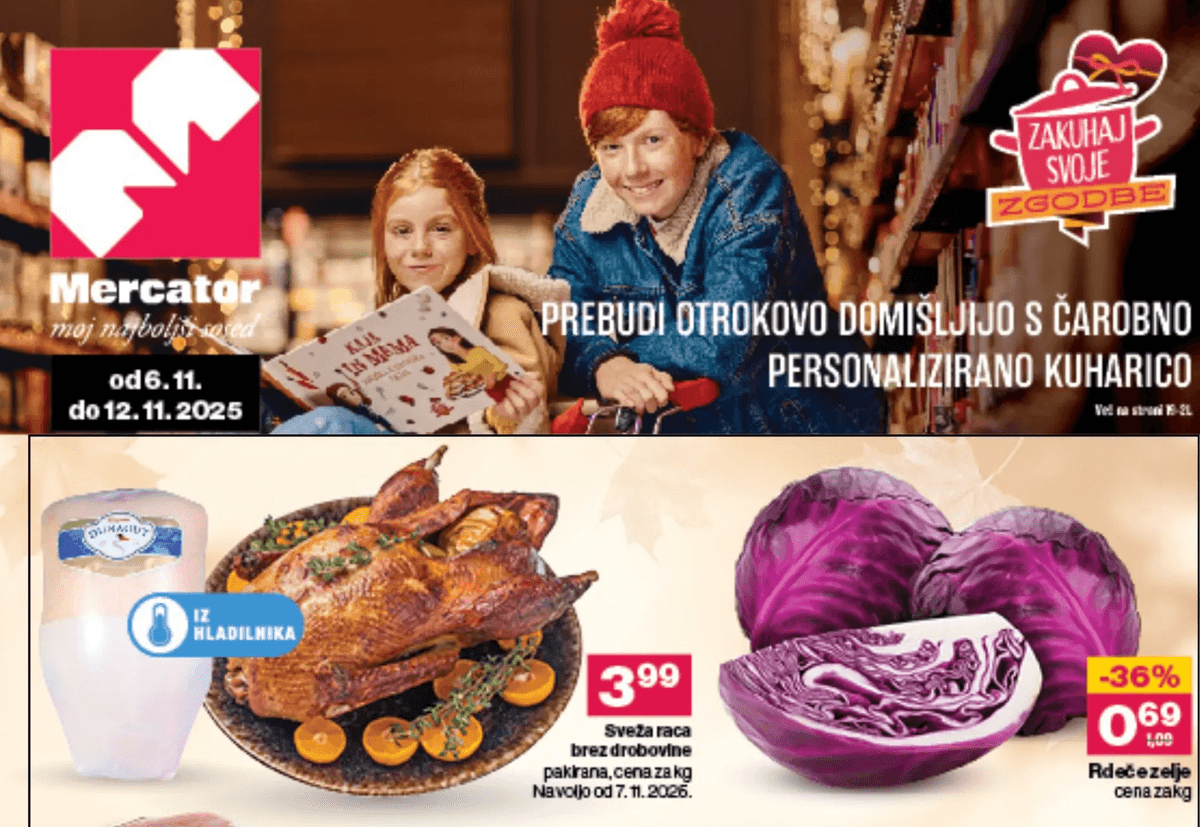 Mercator katalog Akcijska ponudba od 06.11. do 12.11.2025