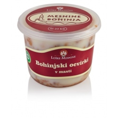 Mesnine Bohinja Bohinjski ocvirki v masti 440 g - Akcija v trgovini Lidl