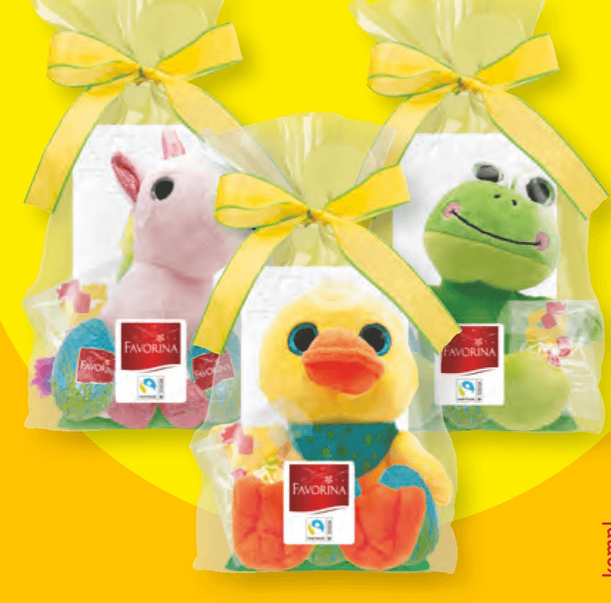 FAVORINA Plišasta igrača s sladkim izborom - Akcija v trgovini Lidl