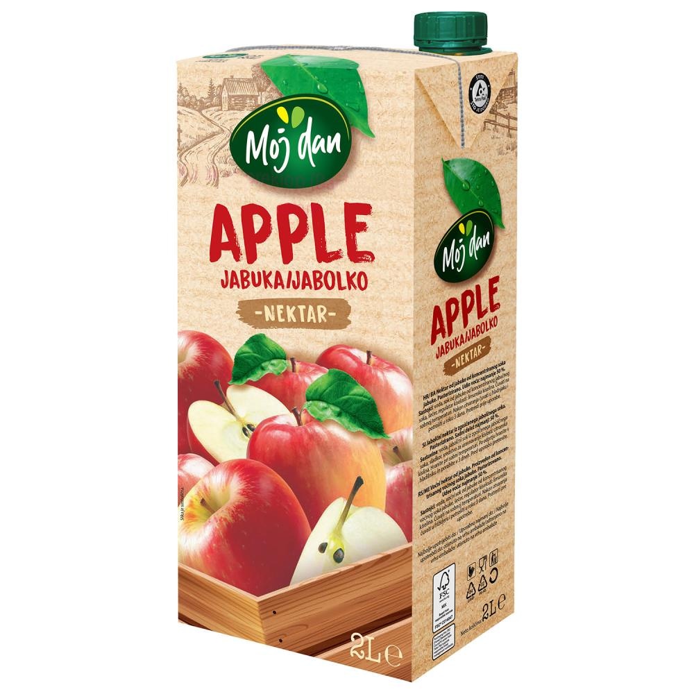 Pijača jabolko Moj dan 2 l - Akcija v trgovini Mercator