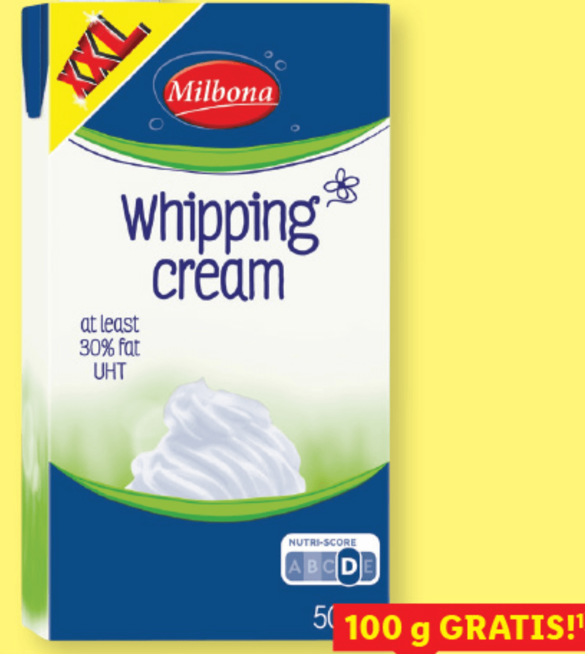 Milbona Smetana za stepanje XXL 500 g - Akcija v trgovini Lidl