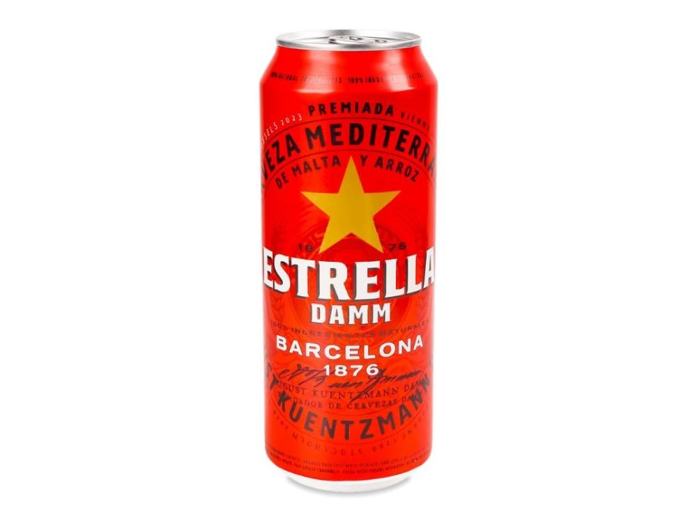 Pivo Estrella Damm 0,5 l - Akcija v trgovini E.Leclerc