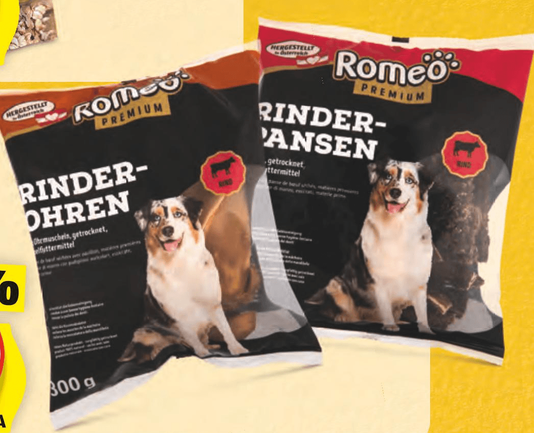 Romeo Premium Prigrizki za pse 300 g - Akcija v trgovini Hofer