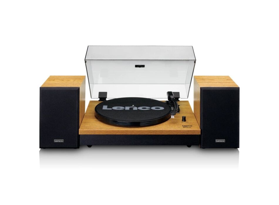 Lenco LS-300WD Gramofon set z zvočniki - Akcija v trgovini Harvey Norman