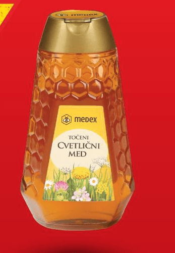 Medex Točeni cvetlični med 500 g - Akcija v trgovini Spar