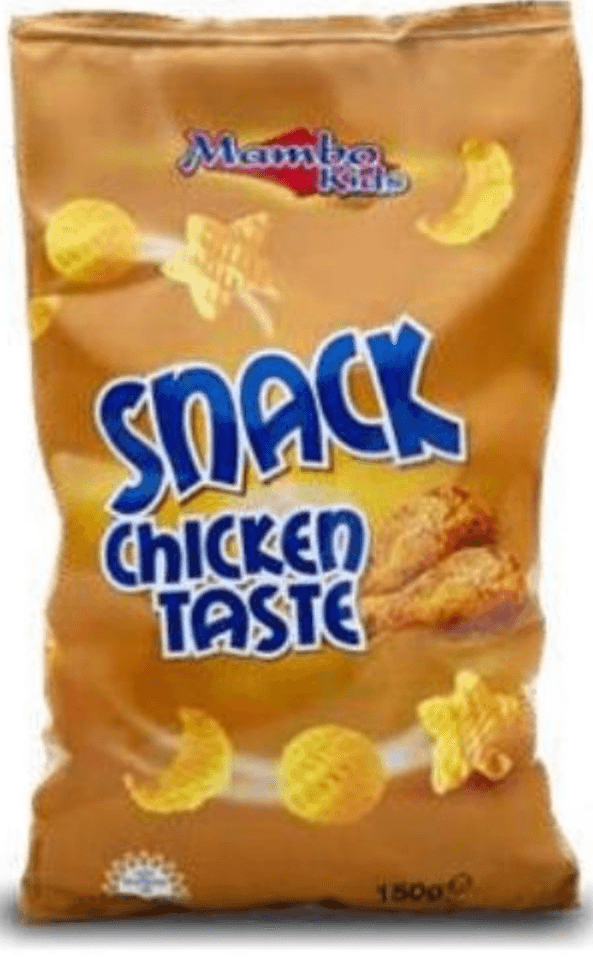 Slani prigrizek z okusom piščanca 150 g Mambo Kids - Akcija v trgovini Eurospin