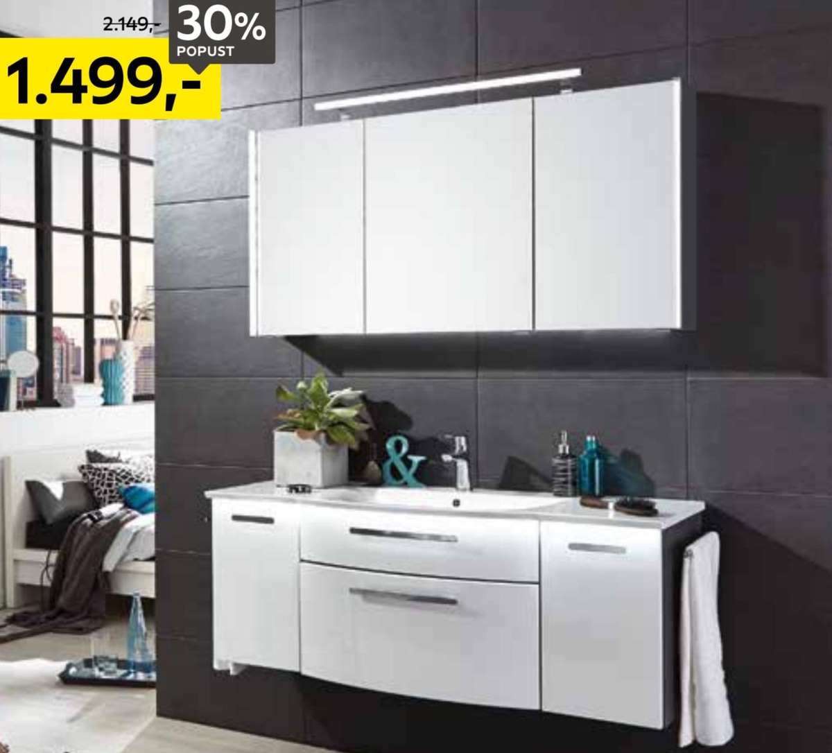 Kopalnica - Akcija v trgovini Lesnina