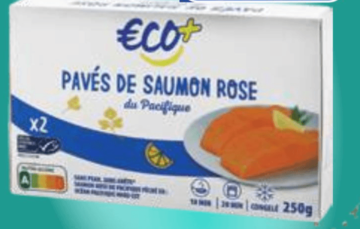 Pacifiški losos 250 g Eco - Akcija v trgovini E.Leclerc