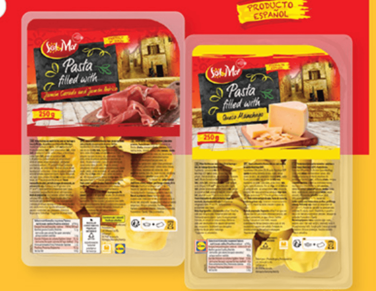 SOL&MAR Sveže polnjene testenine 250 g - Akcija v trgovini Lidl