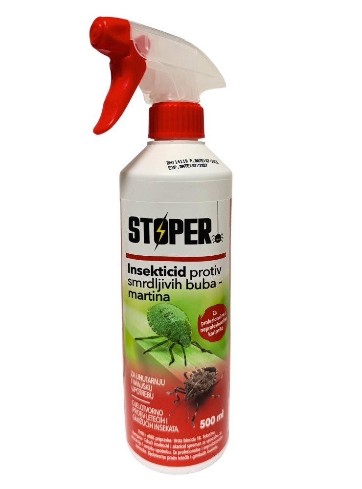Sprej PROTI SMRDLJIVIM STENICAM 500 ml Stoper - Akcija v trgovini Pevex