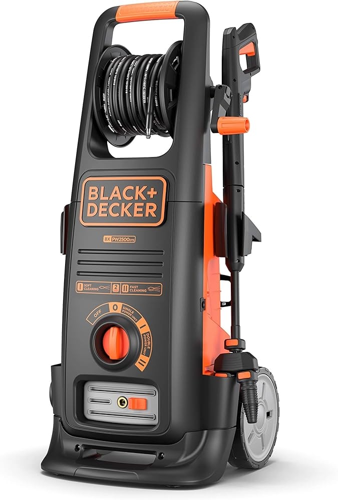 Visokotlačni čistilnik B & D BXPW 2500DTS-2500 W Black+Decker - Akcija v trgovini Pevex