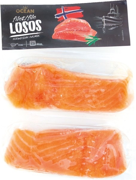 File atlantskega lososa Peche Ocean 4 x 125 g Akcija v trgovini E.Leclerc