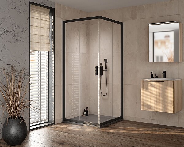 Kotna kabina za prhanje Kolpa San Venus Q 90 S/1 - Akcija v trgovini Merkur