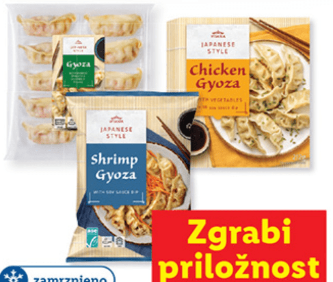 VITASIA Žepki Gyoza - Akcija v trgovini Lidl