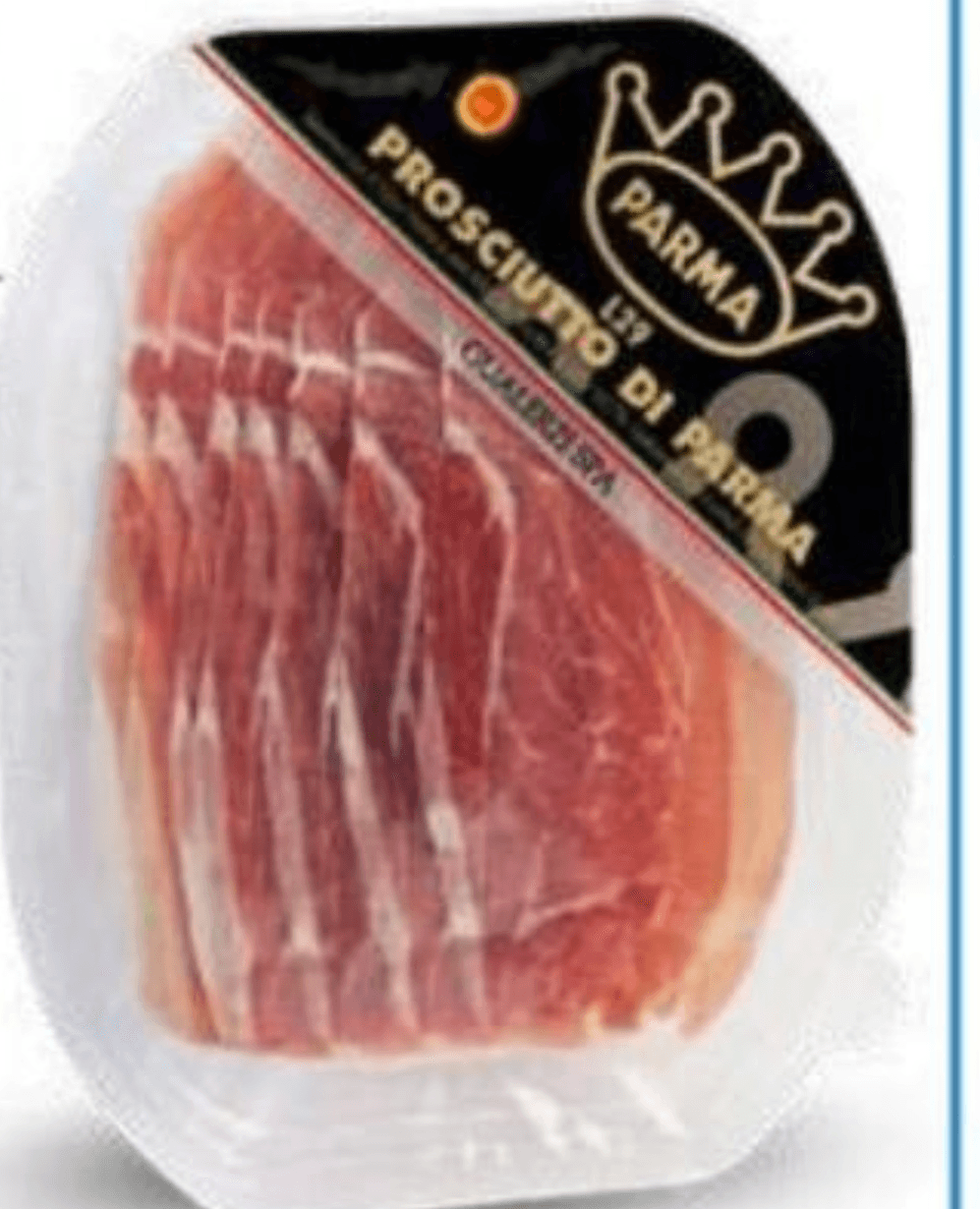 Parmski pršut, rezine 100 g Parma - Akcija v trgovini Eurospin