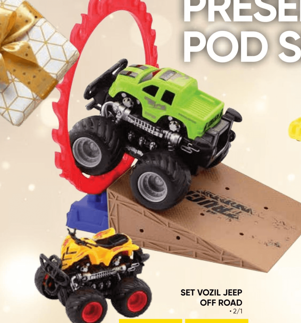 Set vozil Jeep Off Road 2/1 - Akcija v trgovini Tuš