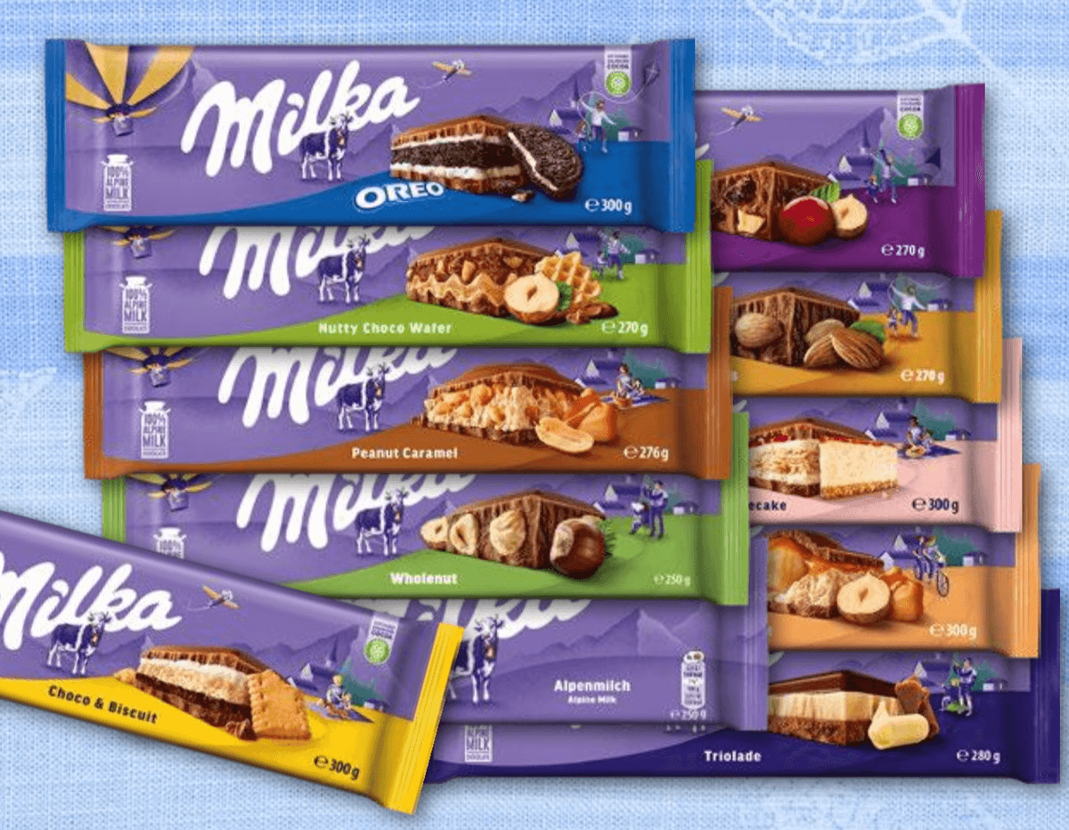 Milka čokolada 250-300 g - Akcija v trgovini Kompas Shop