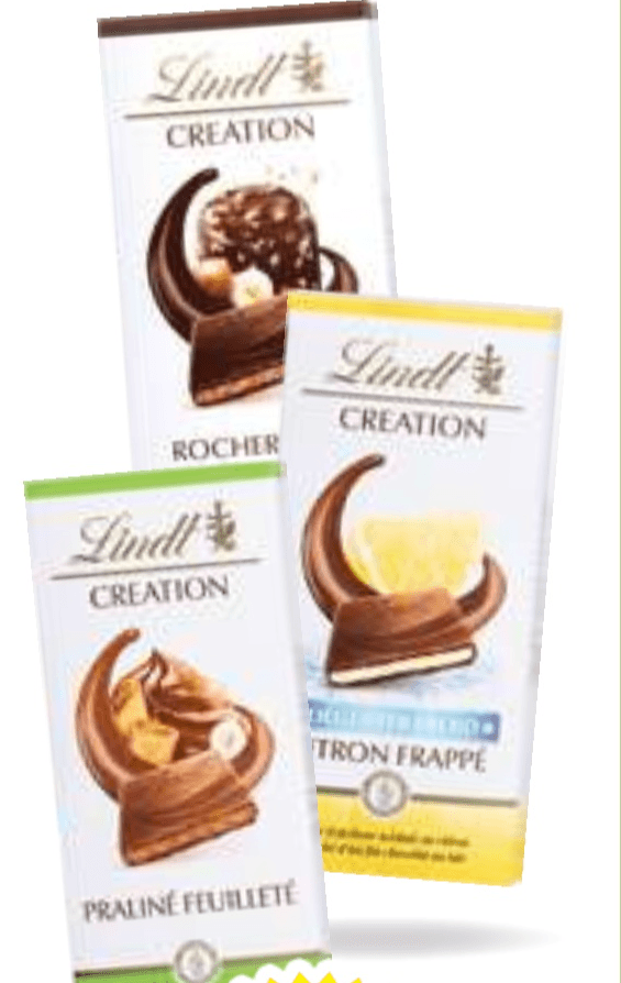 Lindt Creation čokolada 150 g - Akcija v trgovini E.Leclerc