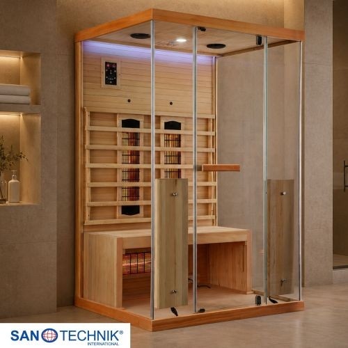 Infrardeča kabina Sanotechnik Nordisk 2 125 x 100 x 190 cm Akcija v trgovini Jager