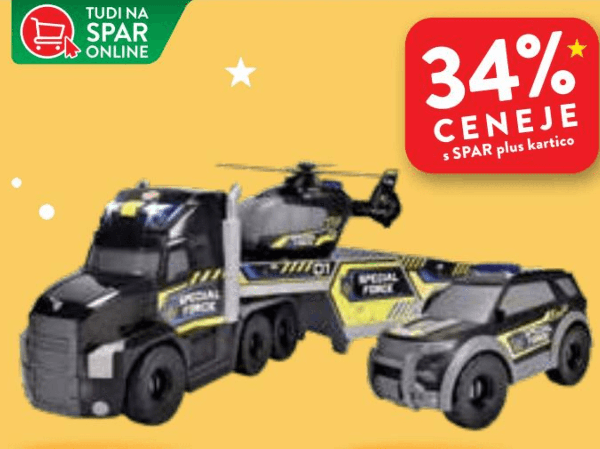 Set specialne enote - Akcija v trgovini Spar