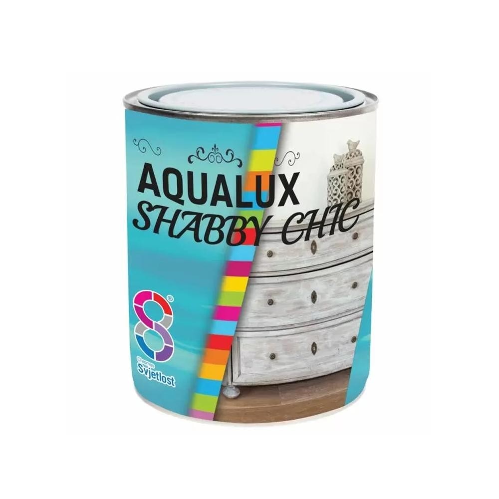Specialni premaz za les Aqualux Shabby Chic 0,2 l Akcija v trgovini Pevex