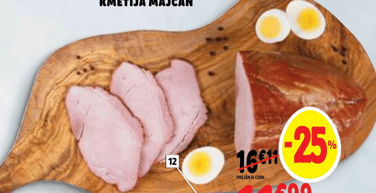 Prekajena šunka ali vrat Anton - Akcija v trgovini E.Leclerc