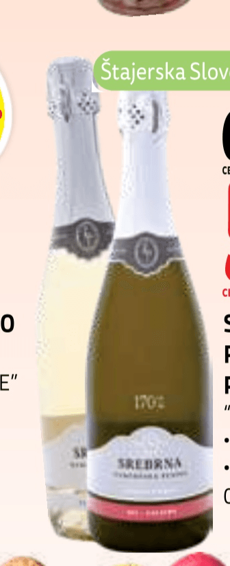 Srebrna Radgonska Penina 0,75 l Radgonske gorice - Akcija v trgovini E.Leclerc