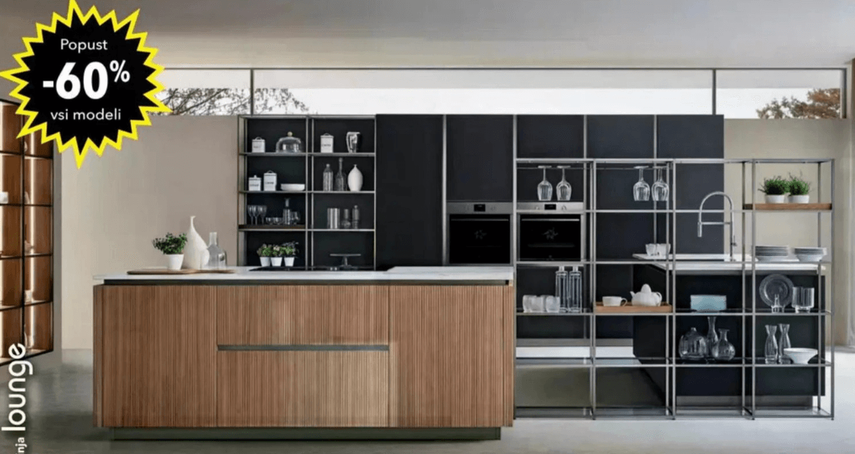 Kuhinja lounge - Akcija v trgovini Harvey Norman