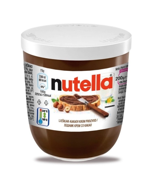 Kremni namaz Nutella 200 g - Akcija v trgovini Tuš