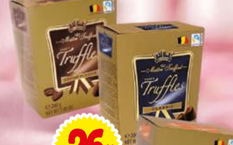 PRALINE TRUFFLES MAITRE TRUFFOUT 200 g - Akcija v trgovini E.Leclerc